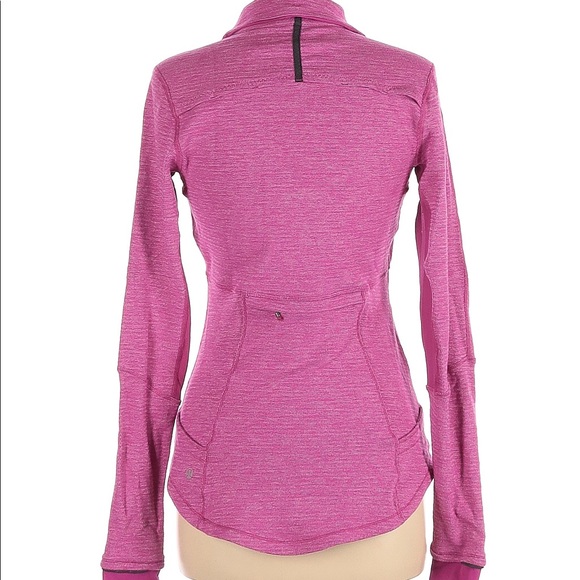 Lululemon Athletica Pink Base Runner Half Zip Pull - Picture 5 of 13